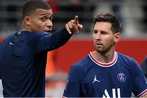 Messi và Mbappe thua kém Lewandowski về số bàn thắng trong 2 năm đầu thập kỷ.