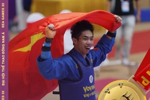 Thanh Liêm đoạt Huy chương Vàng SEA Games 32 môn Vovinam.