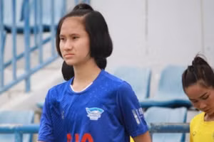 Janista Jinantuya hội quân cùng ĐT Thái Lan chuẩn bị cho trận play-off tranh vé dự World Cup nữ 2023,