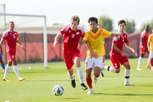 U20 Việt Nam thua tối thiểu Dubai City FC.