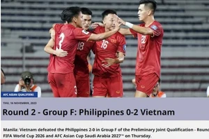 Tuyển Việt Nam được AFC ca ngợi sau chiến thắng trước Philippines.