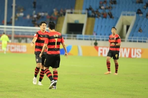 Pohang FC thắng cách biệt Hà Nội FC trên sân Mỹ Đình.