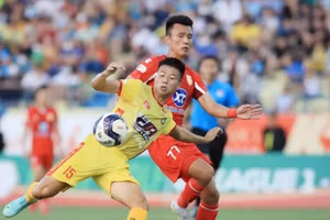 Nam Định và Thanh Hóa bất phân thắng bại ở vòng 12 V.League.