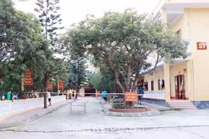 Cơ sở cách ly tập trung số 1 tại tỉnh Hưng Yên. Ảnh: Báo Hưng Yên.