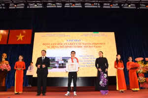 Vũ Ngọc Việt Hoàng giành giải Nhất cuộc thi Sinh viên nghiên cứu khoa học cấp Bộ năm 2020.