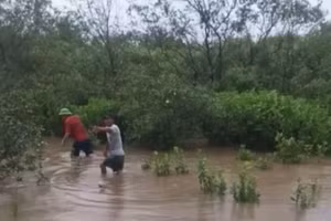 Khu vực nơi hai ngư dân gặp nạn.