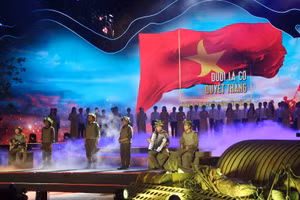 Tái hiện Chiến thắng Điện Biên Phủ.