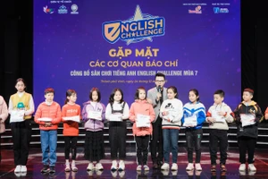 Thí sinh tham dự sân chơi Tiếng Anh English Challenge mùa 7. (Ảnh: Phạm Tâm)