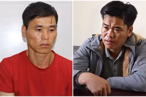 Thào A Cang (trái) và Thào A Thông. (Ảnh: CANA)