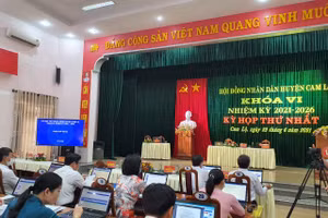 Các đại biểu sử dụng máy tính thay cho giấy tờ tại kỳ họp