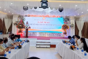 Toàn cảnh buổi gặp mặt.