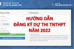 Hướng dẫn chi tiết các bước đăng ký dự thi tốt nghiệp THPT năm 2022 trực tuyến