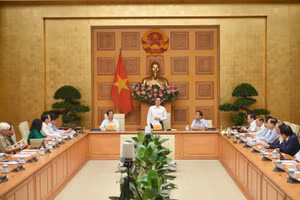 Phó Thủ tướng Vũ Đức Đam phát biểu tại Phiên họp.