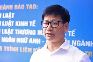 Ông Nguyễn Triều Dương, Phó trưởng phòng Đào tạo Đại học, Trường Đại học Luật Hà Nội.