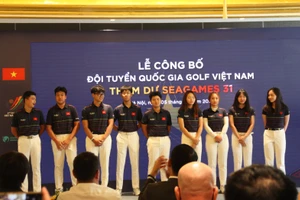 9 vận động viên trong Đội tuyển quốc gia Golf Việt Nam tham gia SEA Games 31.