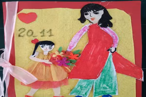 Những tấm thiệp gửi gắm yêu thương tới thầy cô