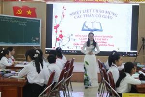 Giờ lên lớp của cô Thúy