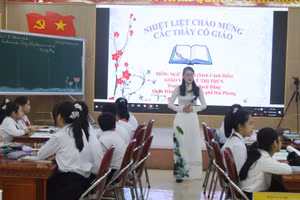 Giờ lên lớp của cô Thúy