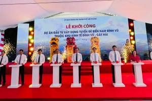 Lễ khởi công dự án.