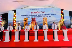 Lễ khởi công dự án.