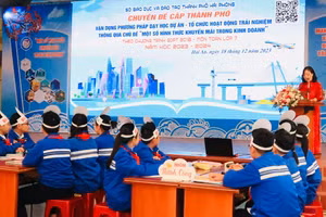 Chuyên đề môn Toán cấp thành phố tại Trường THCS Đằng Hải.