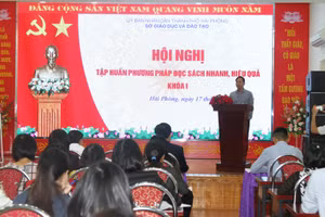 Quảng cảnh buổi tập huấn