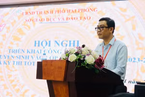 Ông Bùi Văn Kiệm, Giám đốc Sở GD&ĐT Hải Phòng nhấn mạnh tầm quan trọng của 2 kỳ thi. 