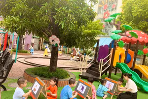 Trường Mẫu giáo Sao sáng 4, quận Ngô Quyền, TP Hải Phòng.