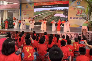 Sân chơi ngoại ngữ bổ ích của các em học sinh đến từ 2 trường tiểu học trên địa bàn quận Hồng Bàng