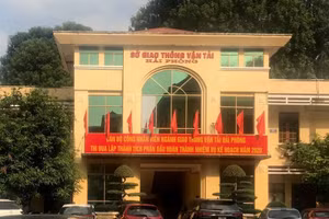 Trụ sở làm việc của Sở Giao thông vận tải.