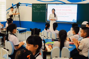 Tiết lên lớp chuyên đề.