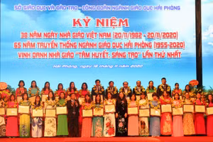 Lần đầu tiên Sở GD&ĐT TP Hải Phòng tổ chức vinh danh Nhà giáo "Tâm huyết, sáng tạo".