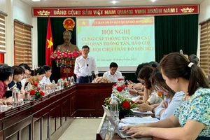 Quang cảnh Họp báo.