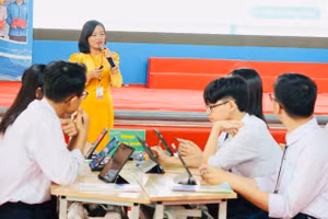 Giờ dạy minh hoạ của cô Vũ Thanh Nghĩa, Giáo viên môn Sinh học, Trường THPT Lương Thế Vinh.