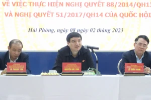 Đoàn công tác của Uỷ ban văn hoá, Giáo dục của Quốc hội làm việc tại Hải Phòng.