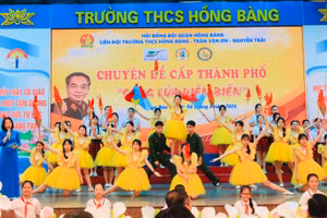 Chuyên đề Đội cấp thành phố của 3 liên đội: Trường THCS Hồng Bàng, THCS Trần Văn Ơn, THCS Nguyễn Trãi thành công rực rỡ.