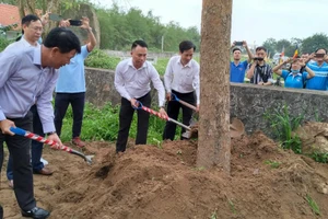 Chương trình " Chùa xanh" trồng 1112 cây xanh tại chùa Thắng Phúc, huyện Tiên Lãng, TP Hải Phòng