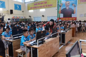 Giờ lên lớp chuyên đề của cô giáo Thủy.