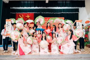 Tiết dạy của cô Lê Thị Huê, Trường THCS Hồng Phong.