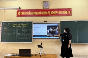 Lớp học 2 trong 1 của cô giáo Phương Hoa.