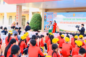 Chuyên đề Đội cấp thành phố tại Trường THCS Đại Thắng.