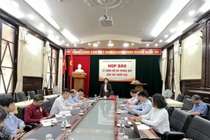 Quang cảnh họp báo