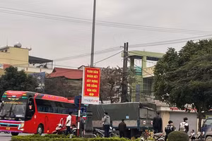 Hiện trường vụ việc.