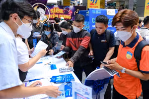 Ngày hội thu hút rất đông sinh viên tham gia