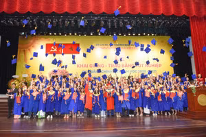 Sinh viên Trường Cao đẳng Đại Việt Sài Gòn trong ngày vui tốt nghiệp