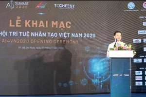 Thứ trưởng Bộ Khoa học và Công nghệ Bùi Công Duy phát biểu khai mạc AI4VN