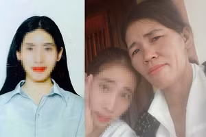 Chị Huấn cùng con gái. (Ảnh: GĐCC)