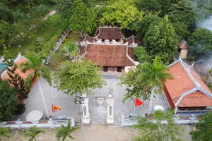 Khu lăng mộ vua Mai Hắc Đế tại huyện Nam Đàn, Nghệ An. (Ảnh: Phạm Tâm).