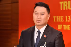 Đại biểu Hà Đức Minh - Bí thư Tỉnh đoàn Lào Cai - Đại biểu trẻ tuổi nhất dự Đại hội đại biểu toản quốc lần thứ XIII của Đảng.