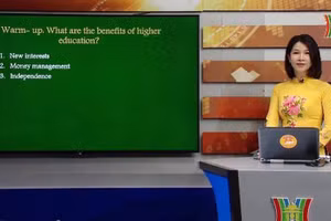 Nhiều địa phương áp dụng hình thức dạy học trên truyền hình. Ảnh minh hoạ/internet